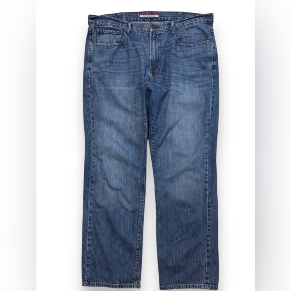 TOMMY HILFIGER Straight Leg Denim Jeans 38 x 30
